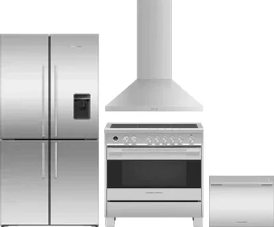 4 Piece Package Includes Refrigerator, Range, Hood And Dishwasher
